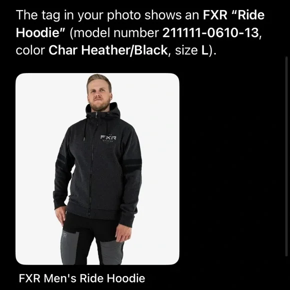 FXR Ride Hoodie - Picture 6 of 6
